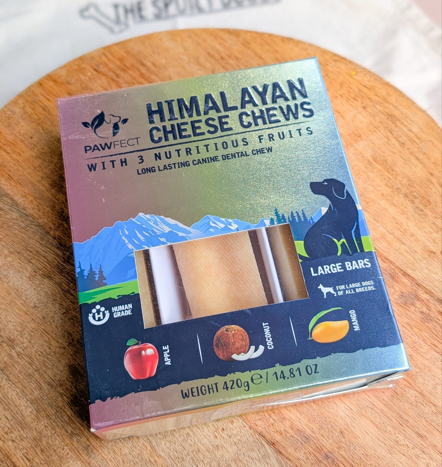Pawfect Himalayan Yak Cheese Chews | Apple, Coconut & Mango (3 pack)