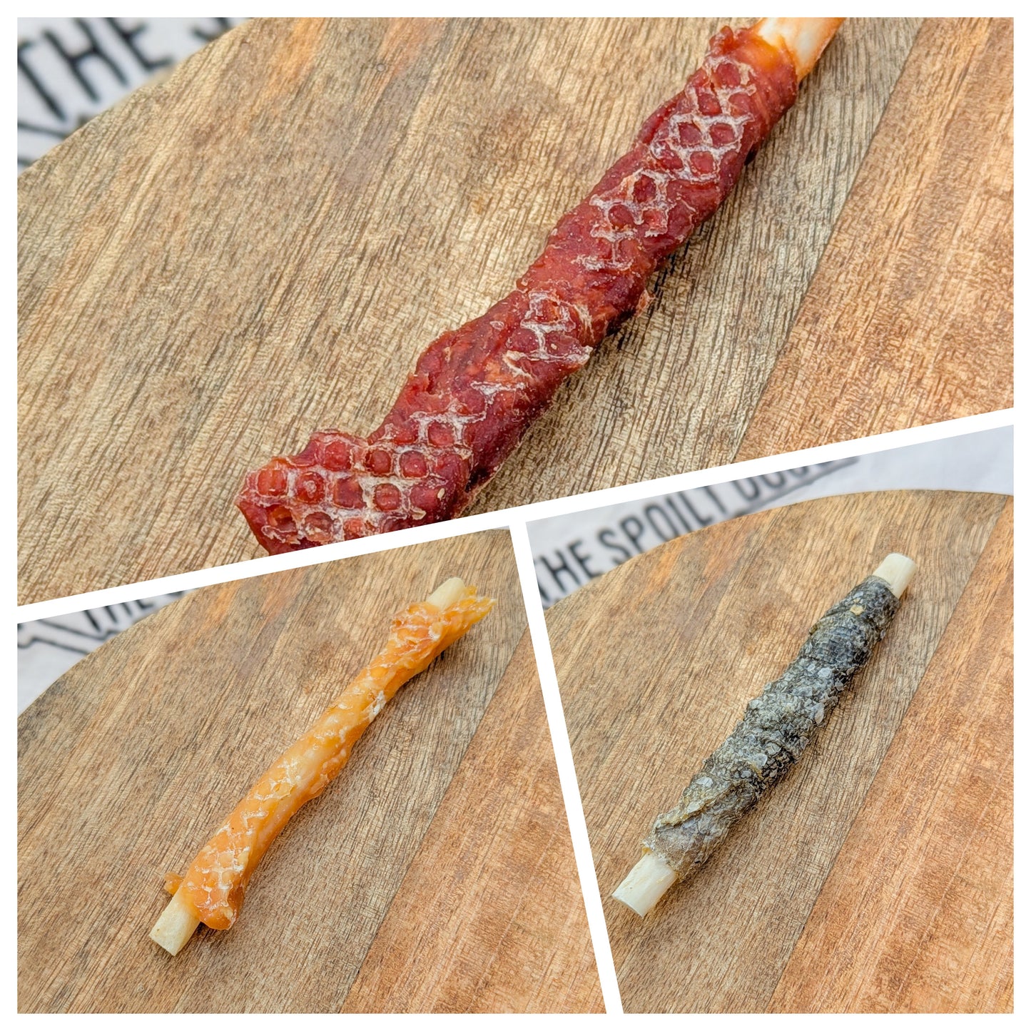 Meat-Wrapped Collagen Sticks