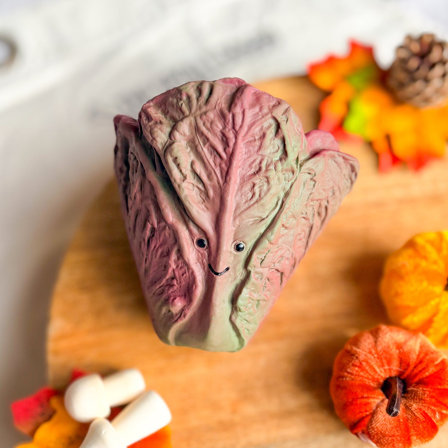 Foodie Faces Latex Toy | Lettuce | 2 Sizes