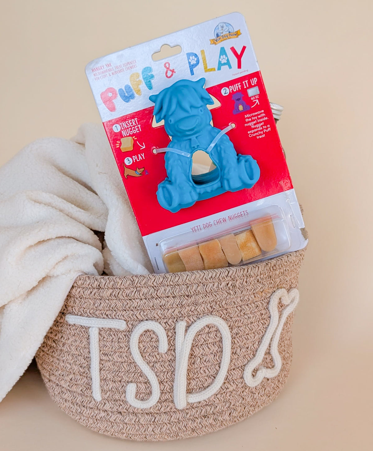 Hangry Yak Puff & Play Toy