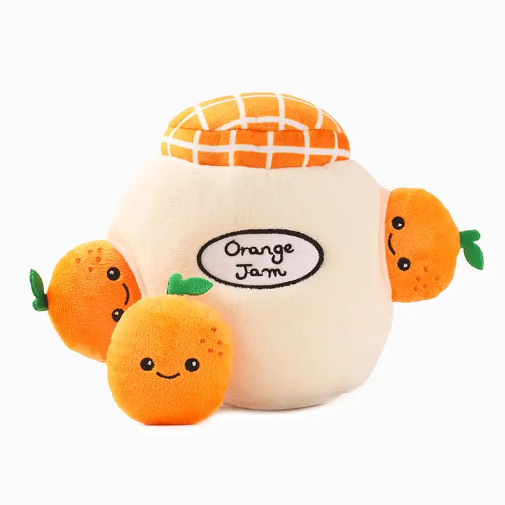 Hugsmart Pet Interactive Toy | Orange Jam Food Party