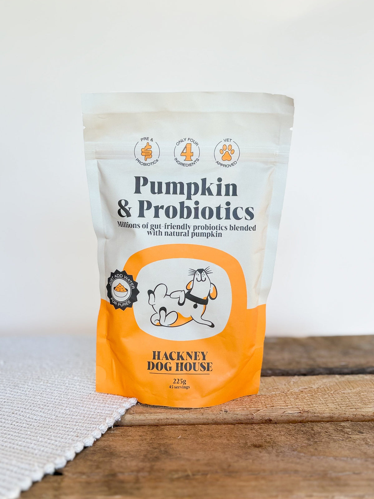 Hackney Dog House Pumpkin Probiotics Powder
