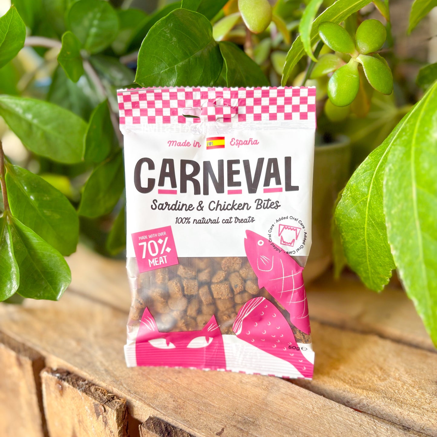 ๐โโฌ Carneval Cat Sardine & Chicken Bites | Oral Care ๐ฆท