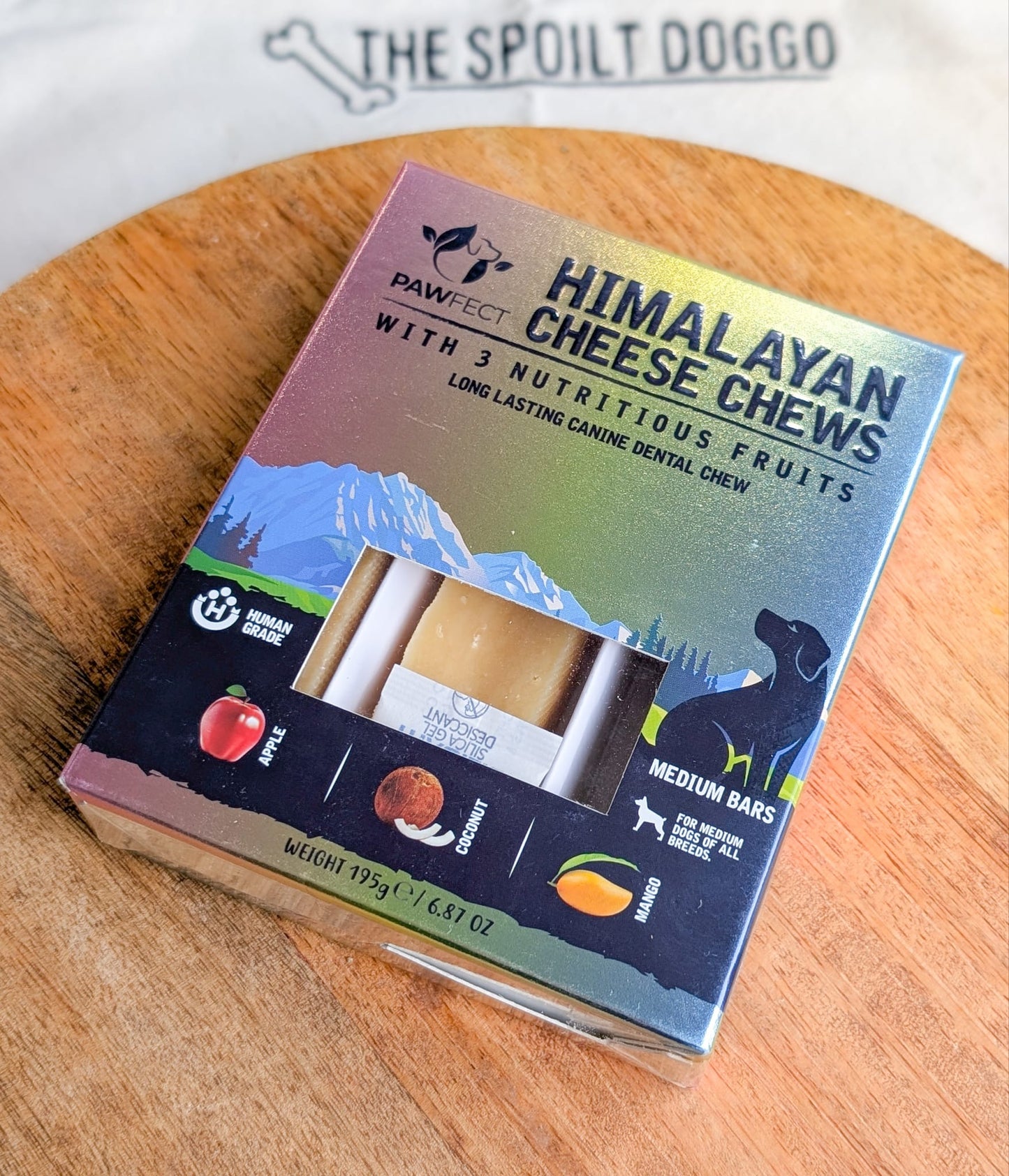 Pawfect Himalayan Yak Cheese Chews | Apple, Coconut & Mango (3 pack)