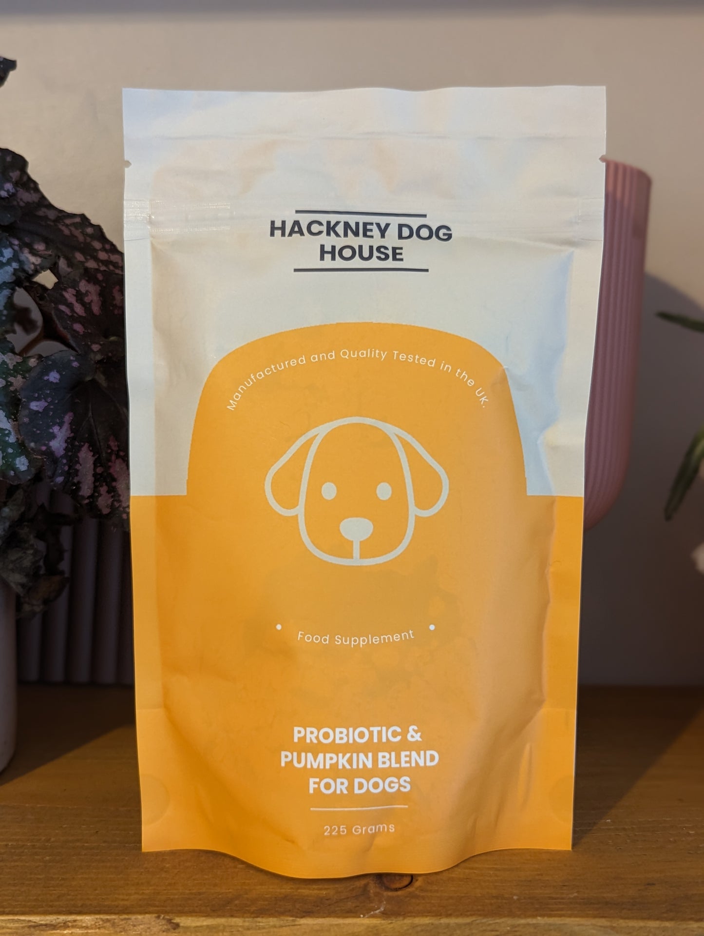 Hackney Dog House Pumpkin Probiotics Powder | 45 servings