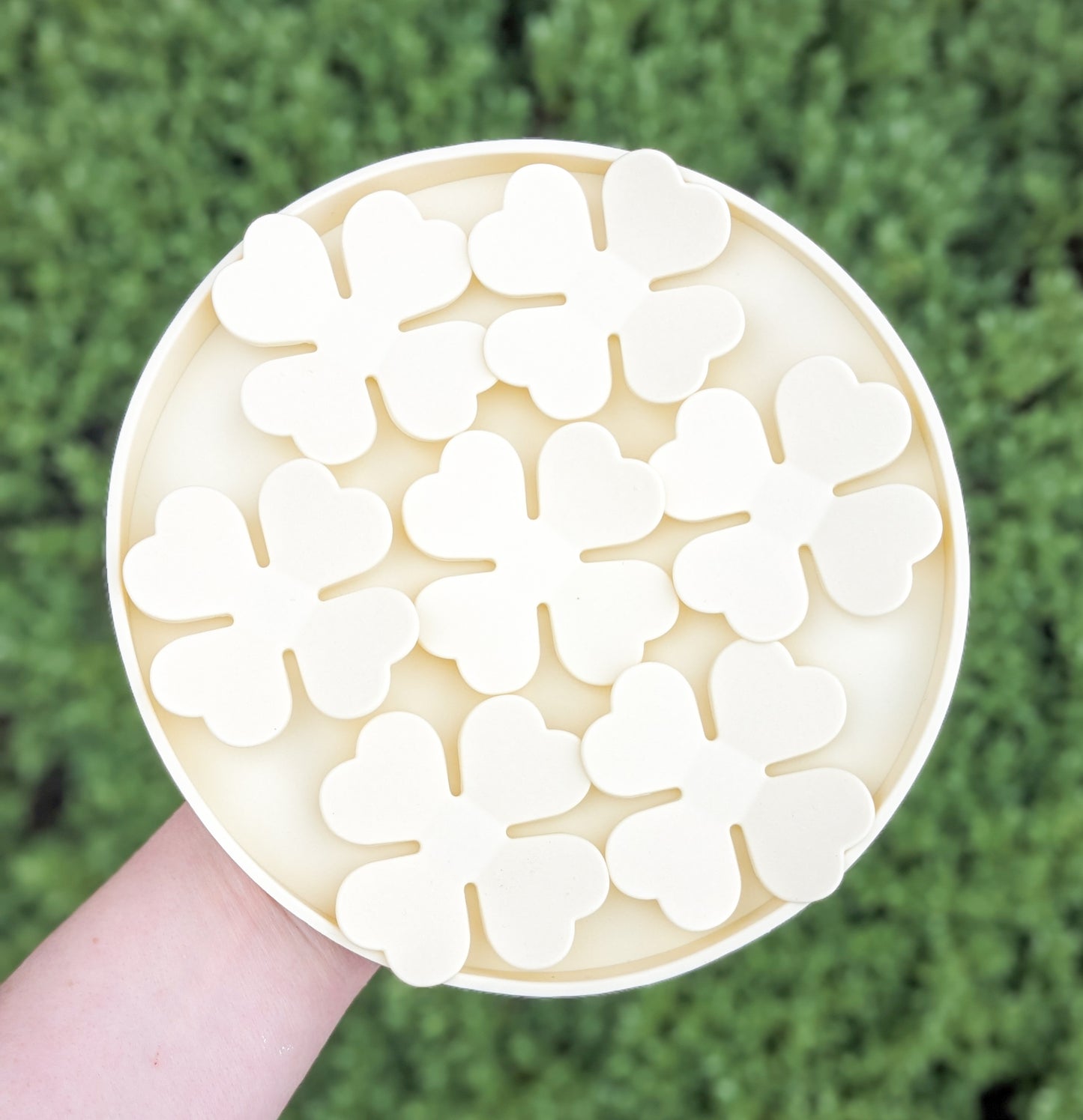 Flower Garden Enrichment Mat Cool Buttercream