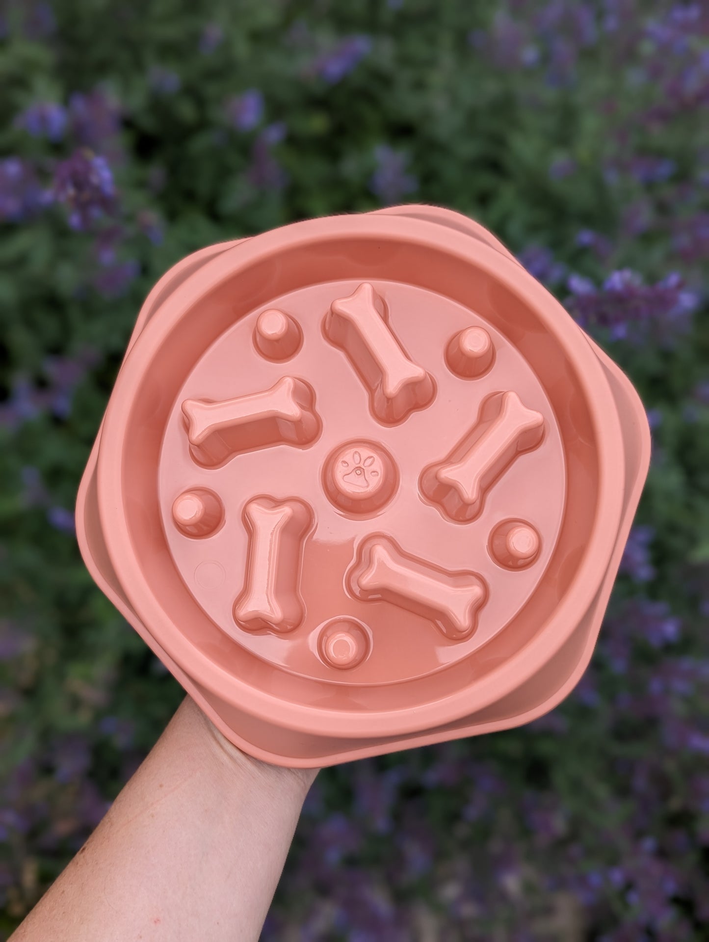 Bone Design Slow Feeder Peach | Large