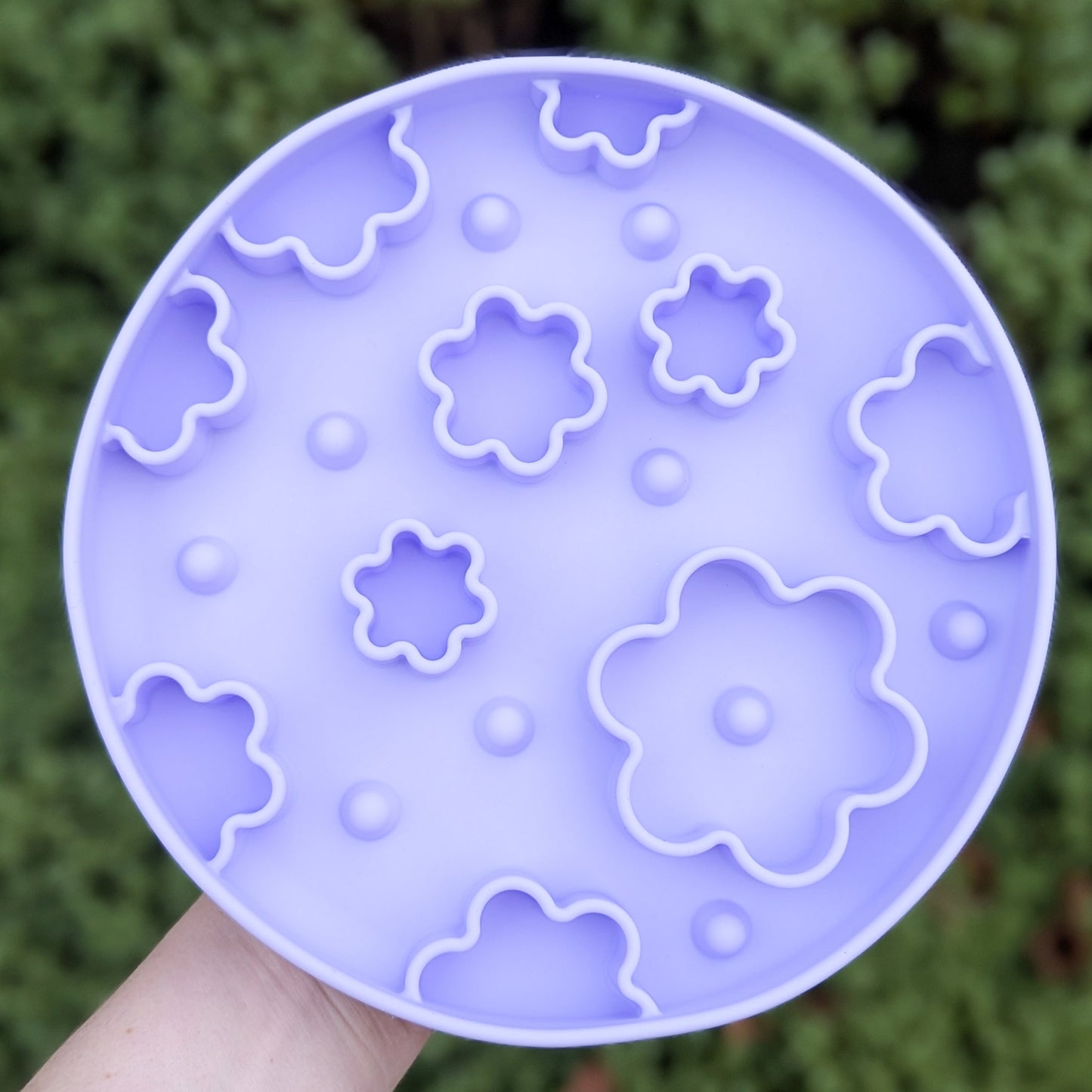 "Cottage Garden" Enrichment Bowl | Lilac