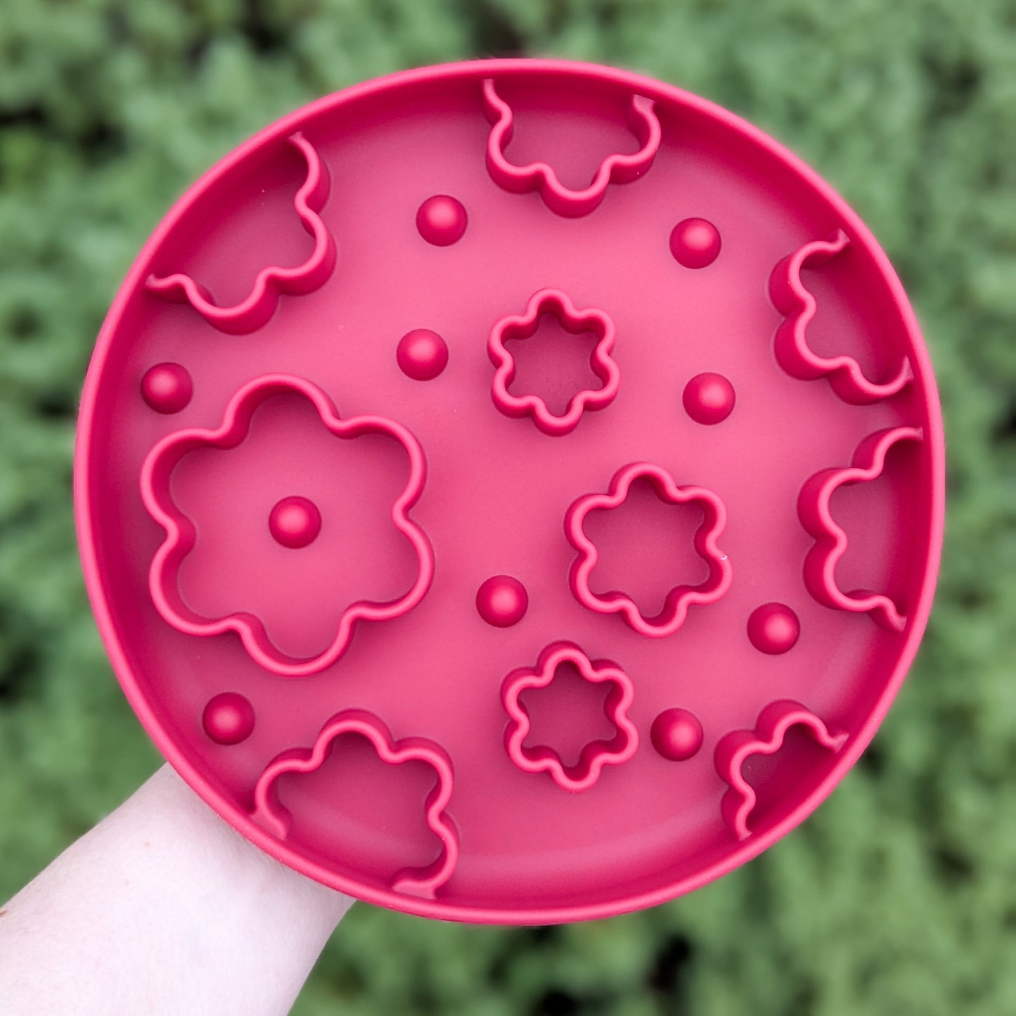 "Cottage Garden" Enrichment Bowl | Burnt Dahlia