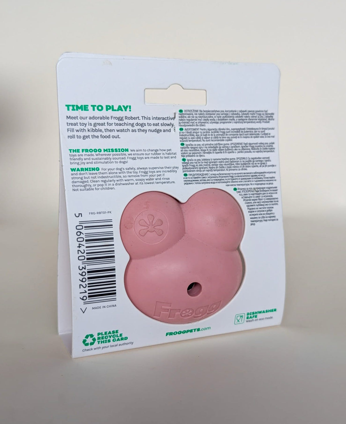 Frogg Robert Interactive Feeding Toy