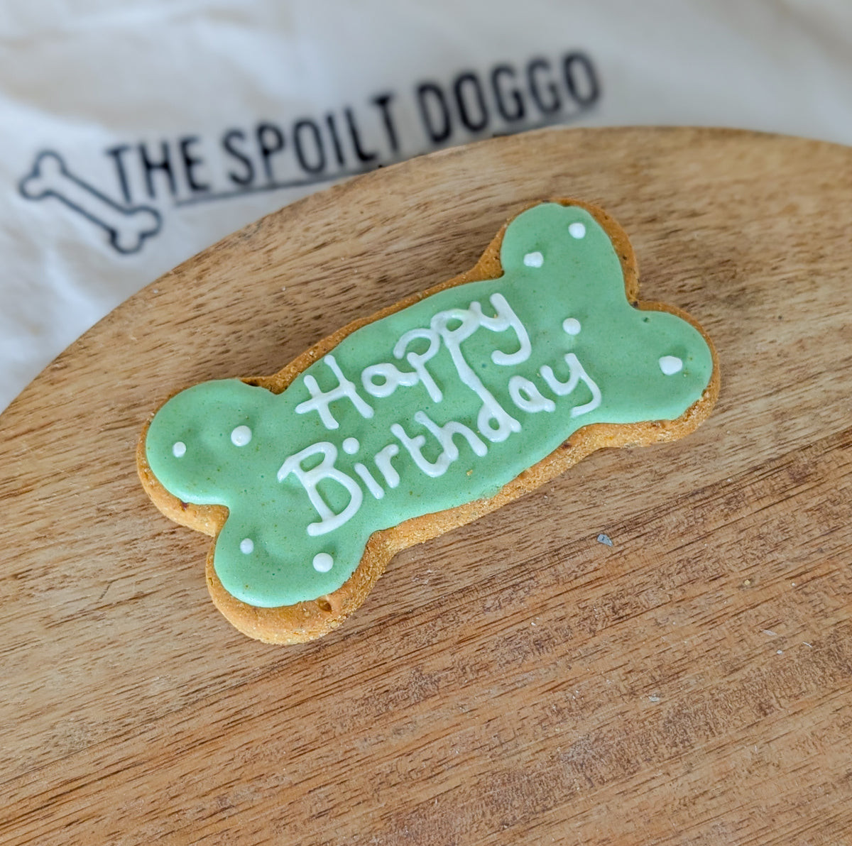 Happy Birthday Iced Biscuit