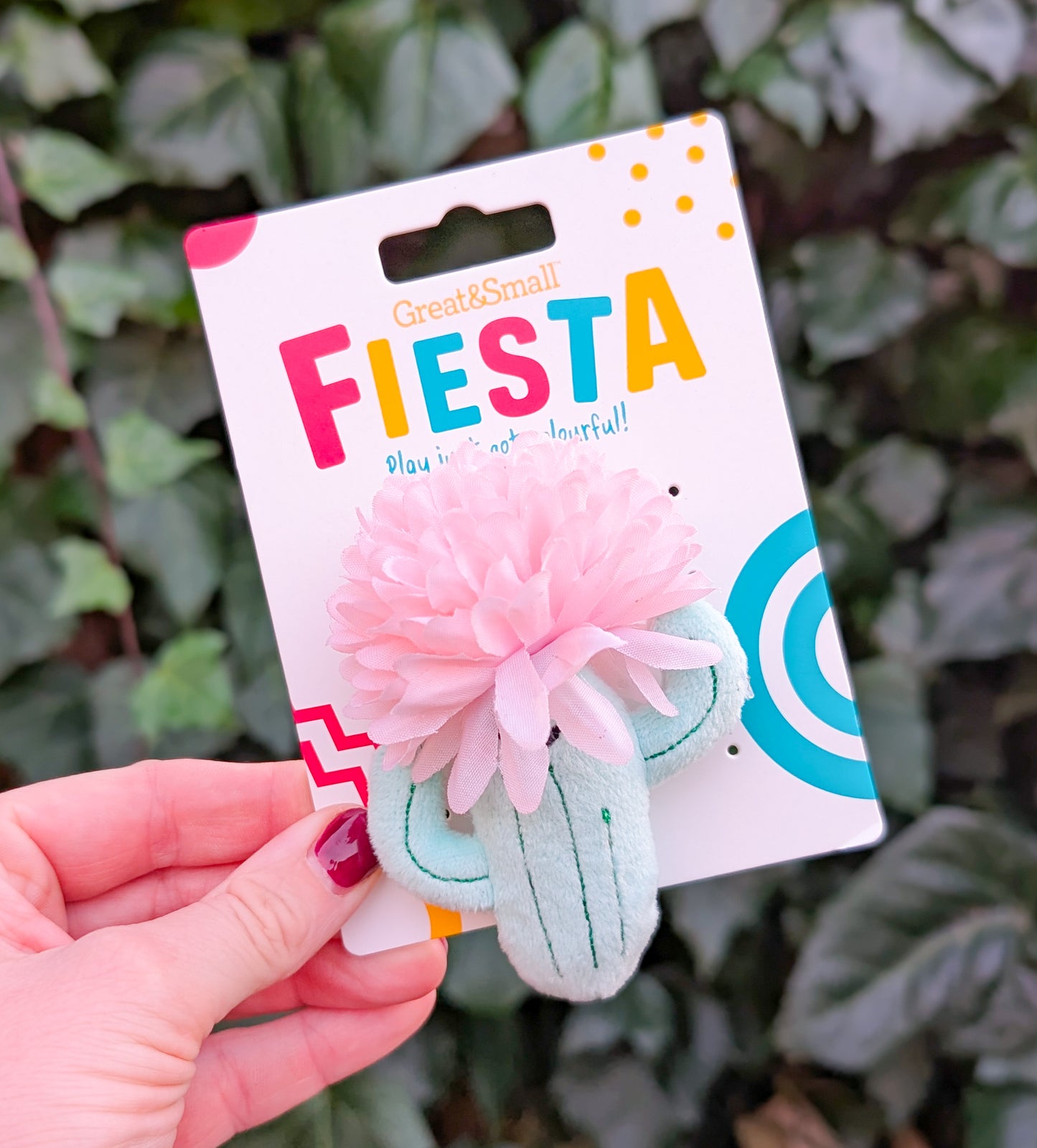 ๐โโฌ Great&Small Fiesta | Pink Cactus Cat Toy ๐ต