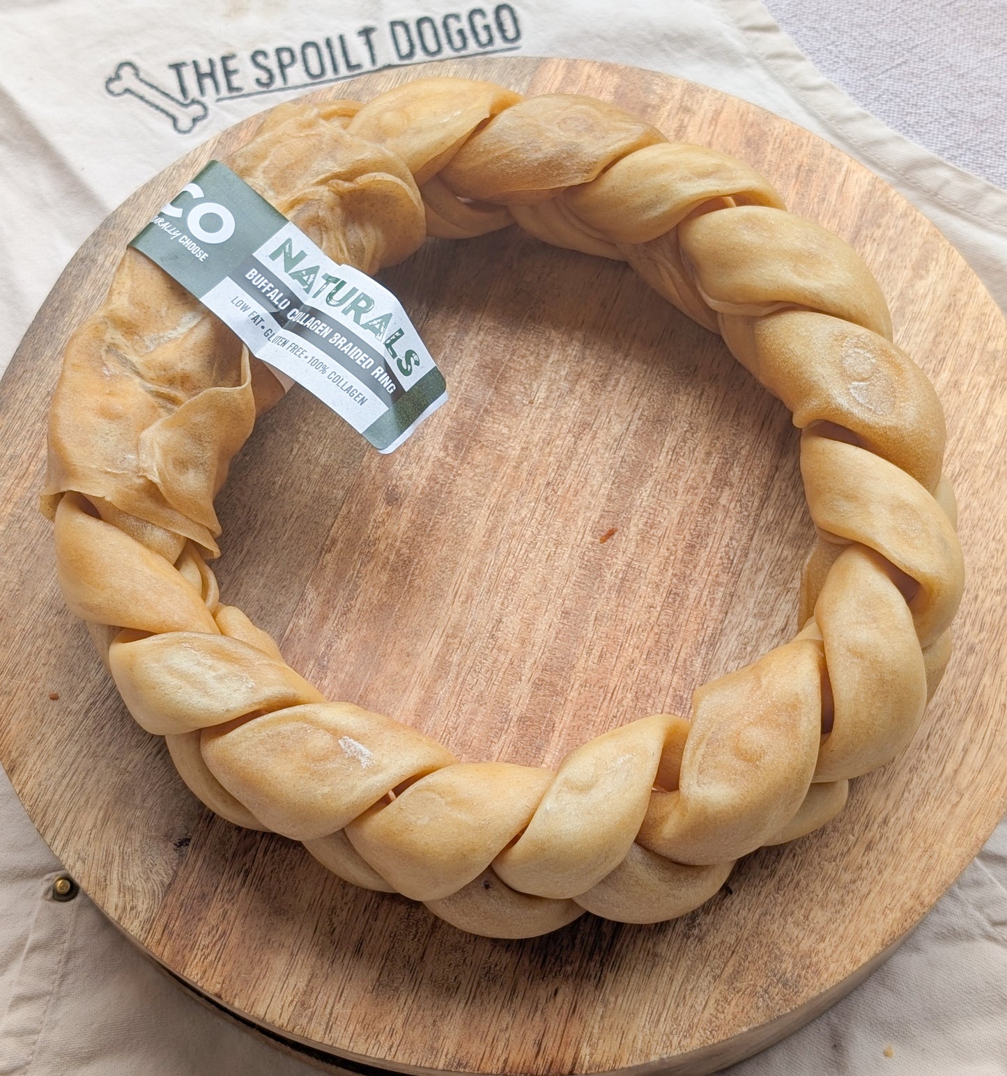 Anco Naturals Giant Buffalo Collagen Braided Ring