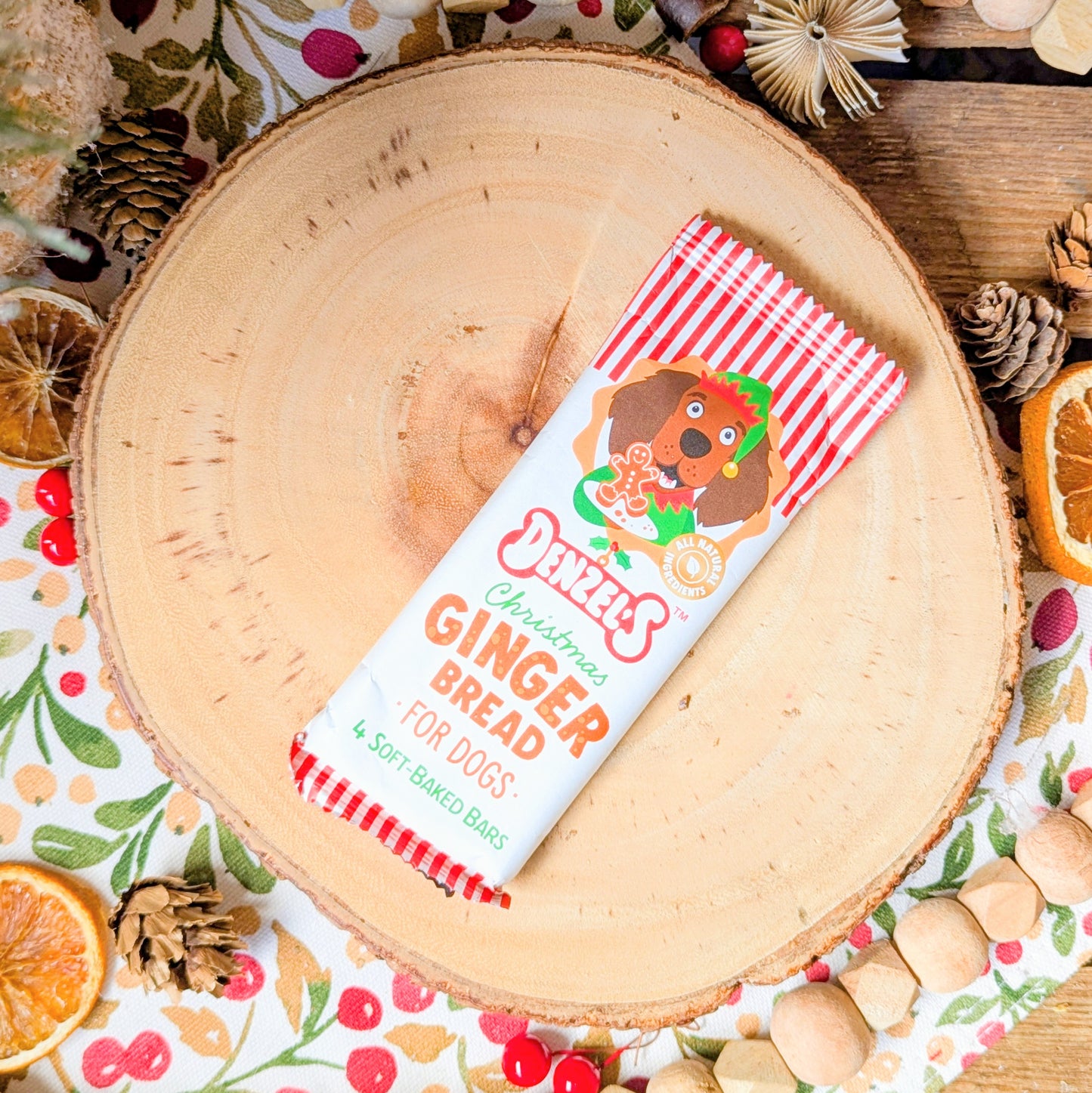 Denzel's Soft-Baked Christmas Gingerbread Chews | Gingerbread, Banana & Carrot