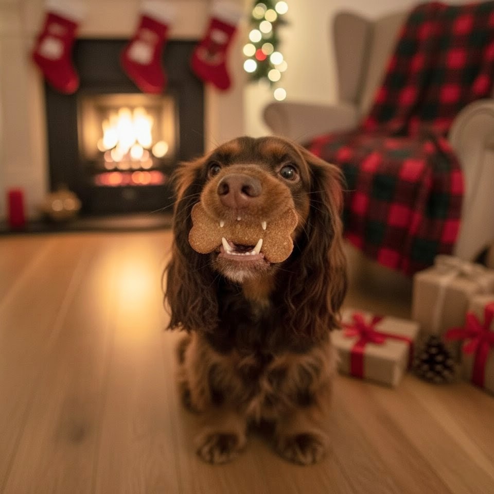 Dog & Bond | Make Your Own Festive Dog Treats | Cinnamon, Apple & Peanut Biscuits