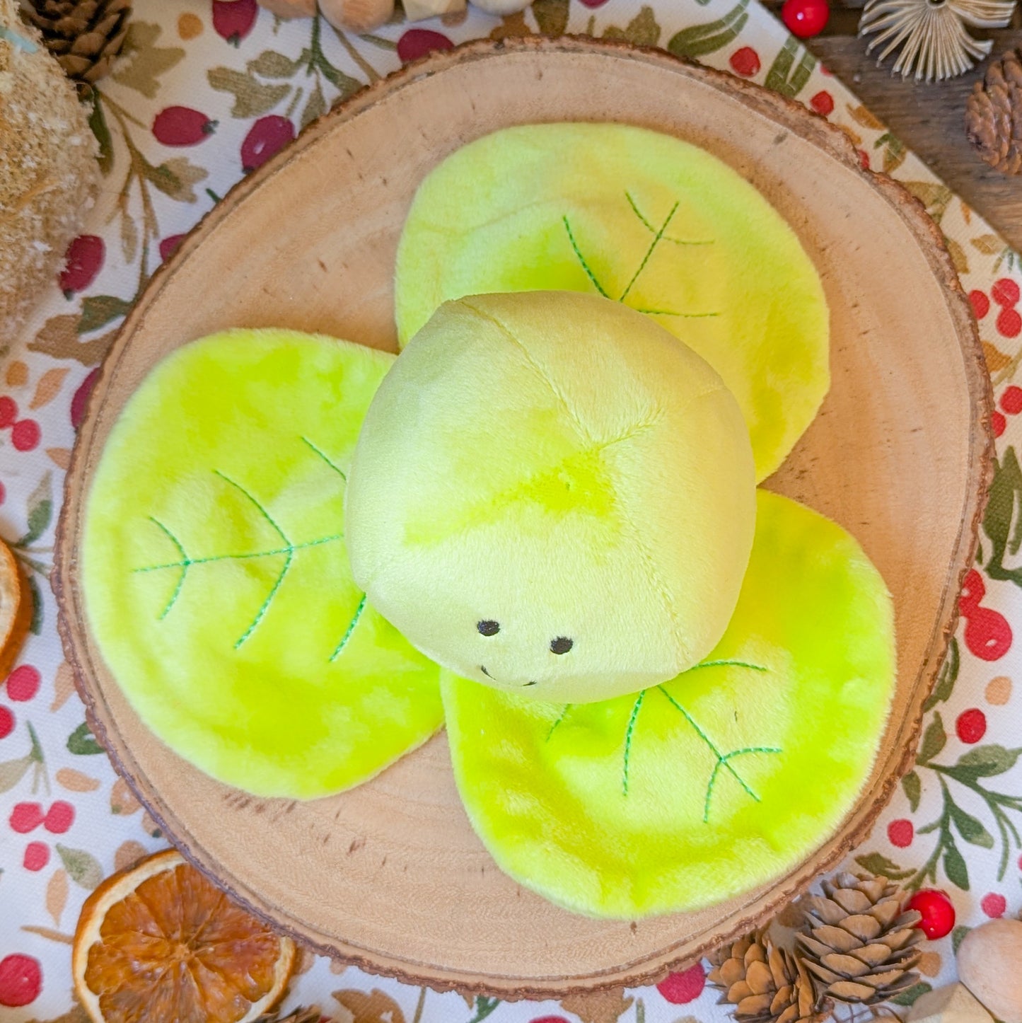 Foodie Faces | Christmas Fluffy Sprout Plush Toy