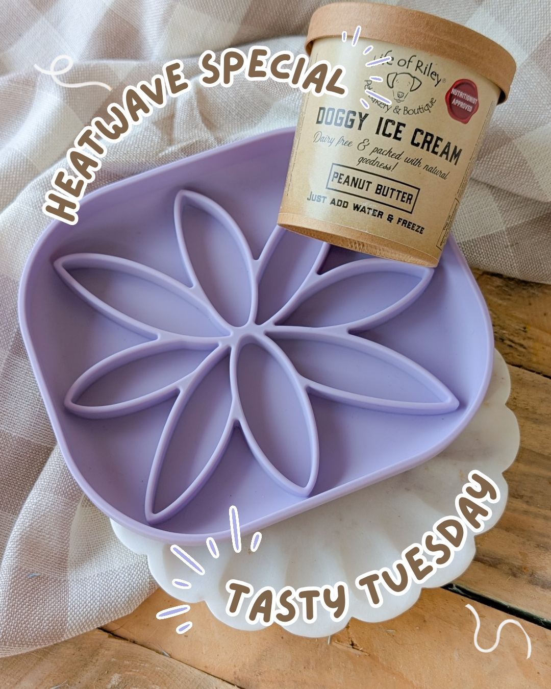 Tasty Tuesday: Heatwave Special | 🌺 Silicone Slow Feeder & Ice Cream | RRP £19