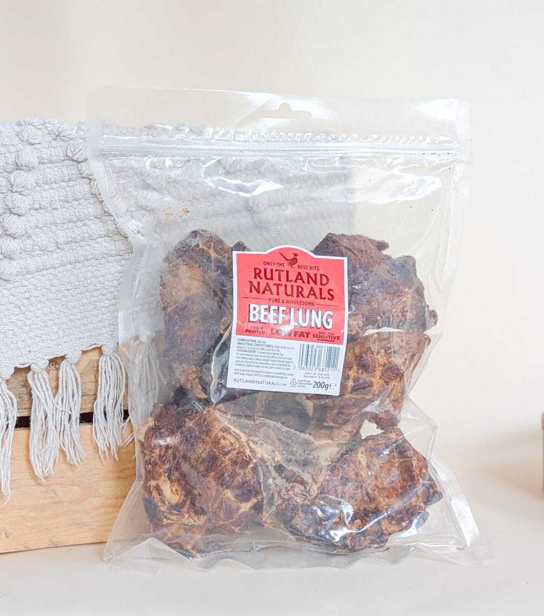 Rutland Naturals Beef Lung (200g)