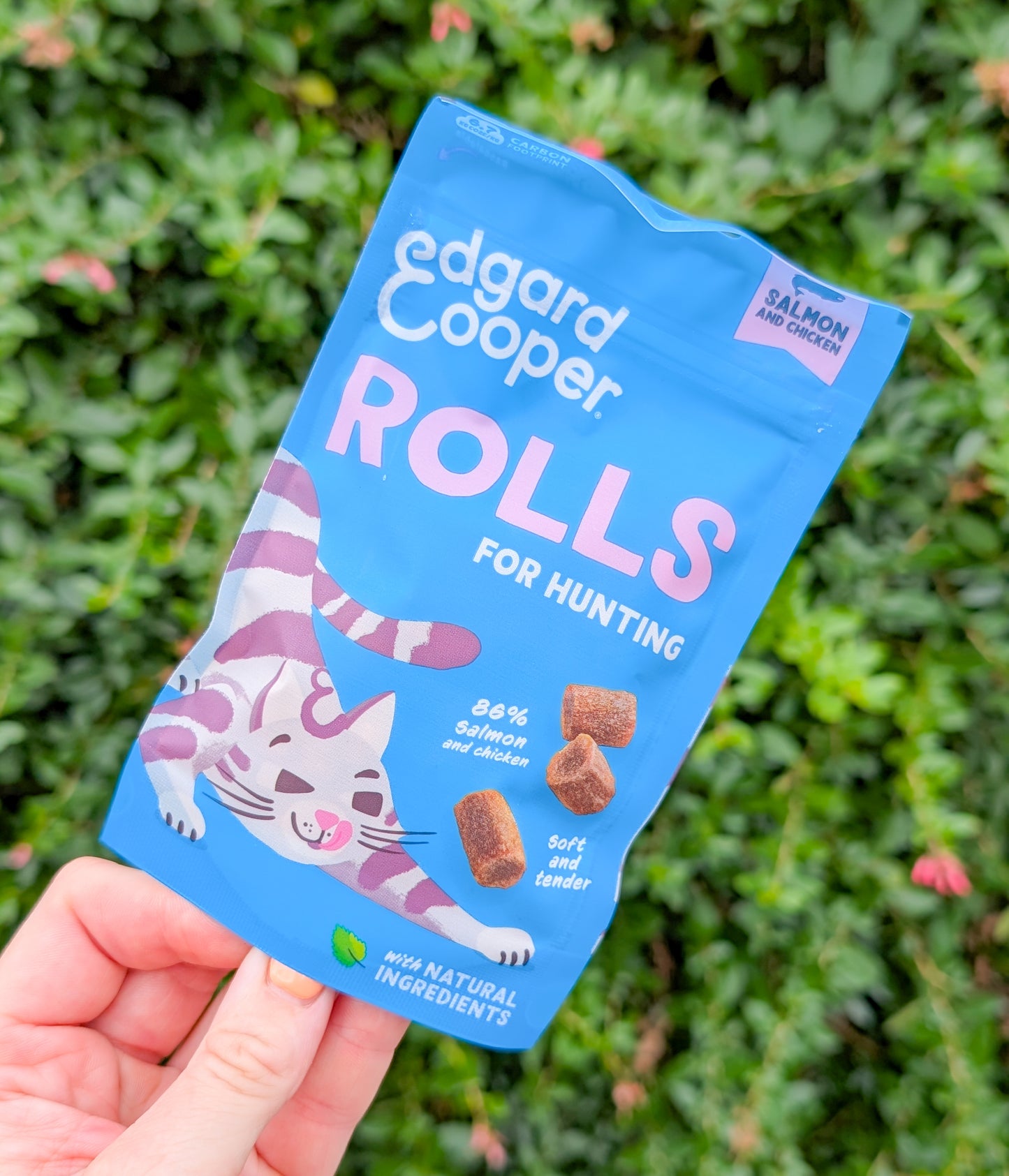 ๐โโฌ Edgard & Cooper Cat Soft Rolls | Salmon Flavour ๐
