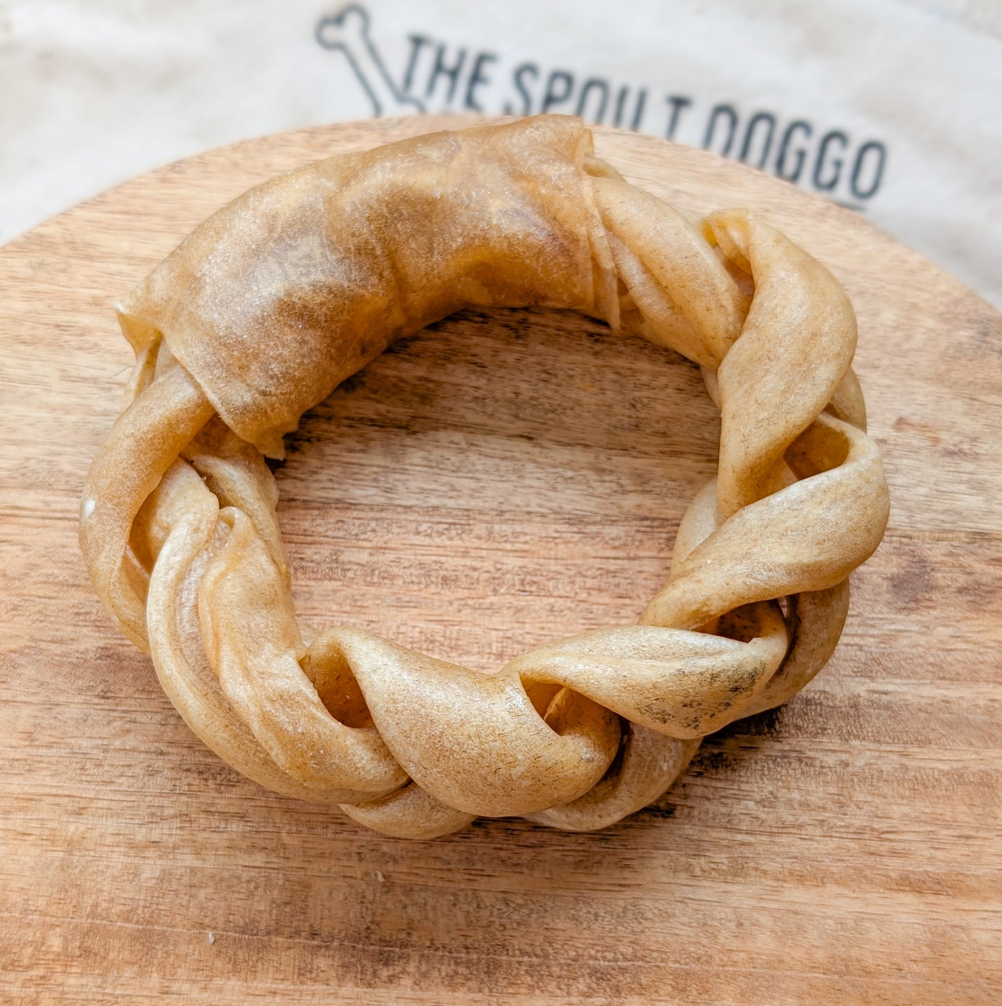 Braided Beef Collagen Ring