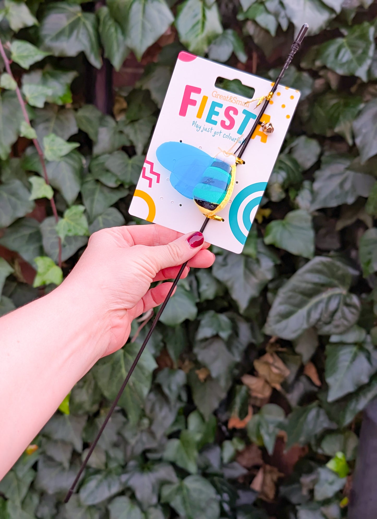 ๐โโฌ Great&Small Fiesta Bee Dangler Cat Toy ๐