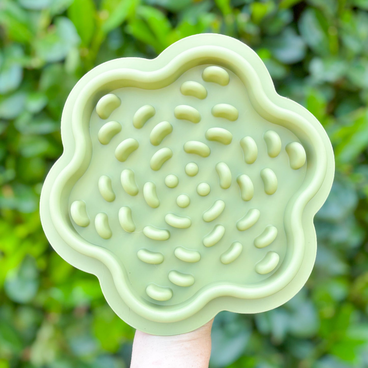 "Hexantha" Silicone Slow Feeder | Sage