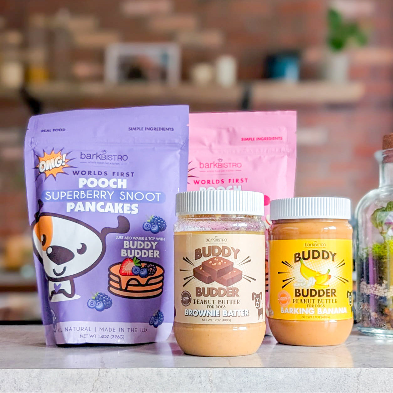 Bark Bistro | Buddy Budder | Flavoured Peanut Butters | 2 Sizes