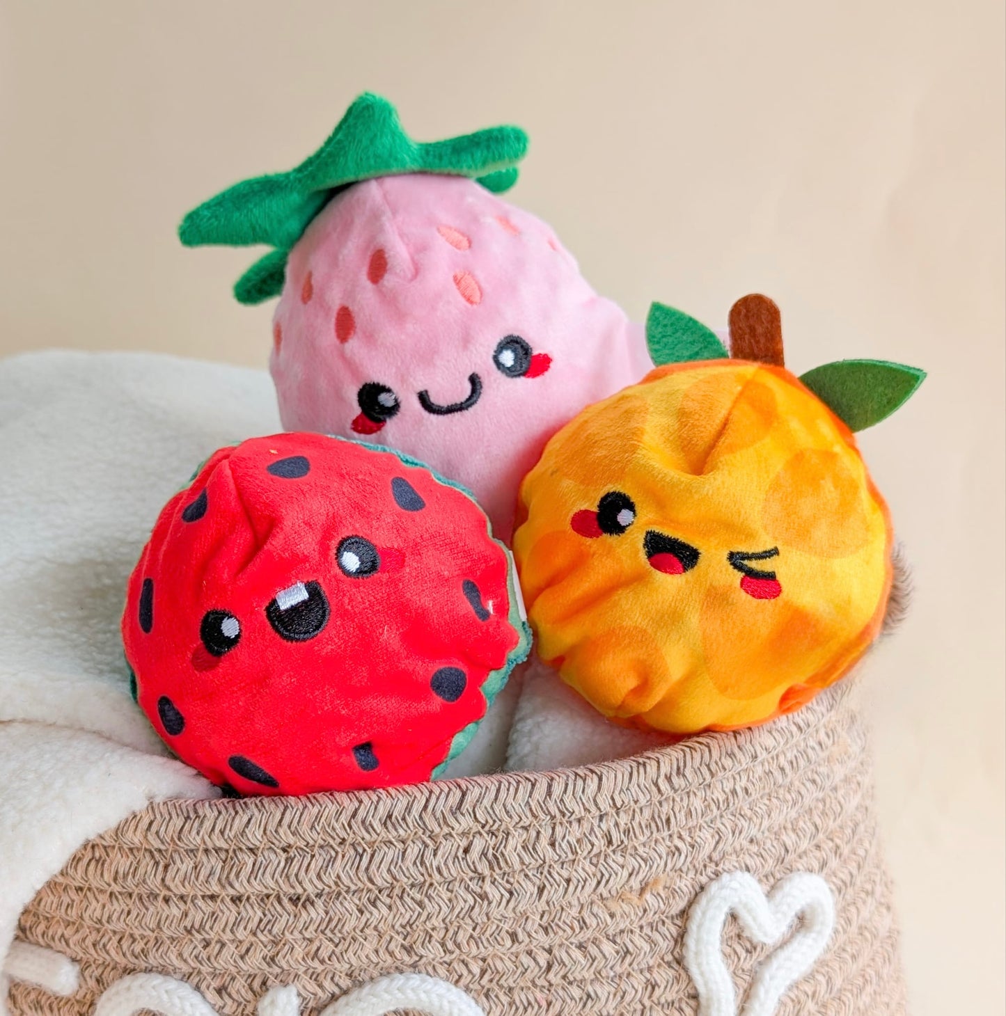 Hugsmart Summer Fruit Ball Toys