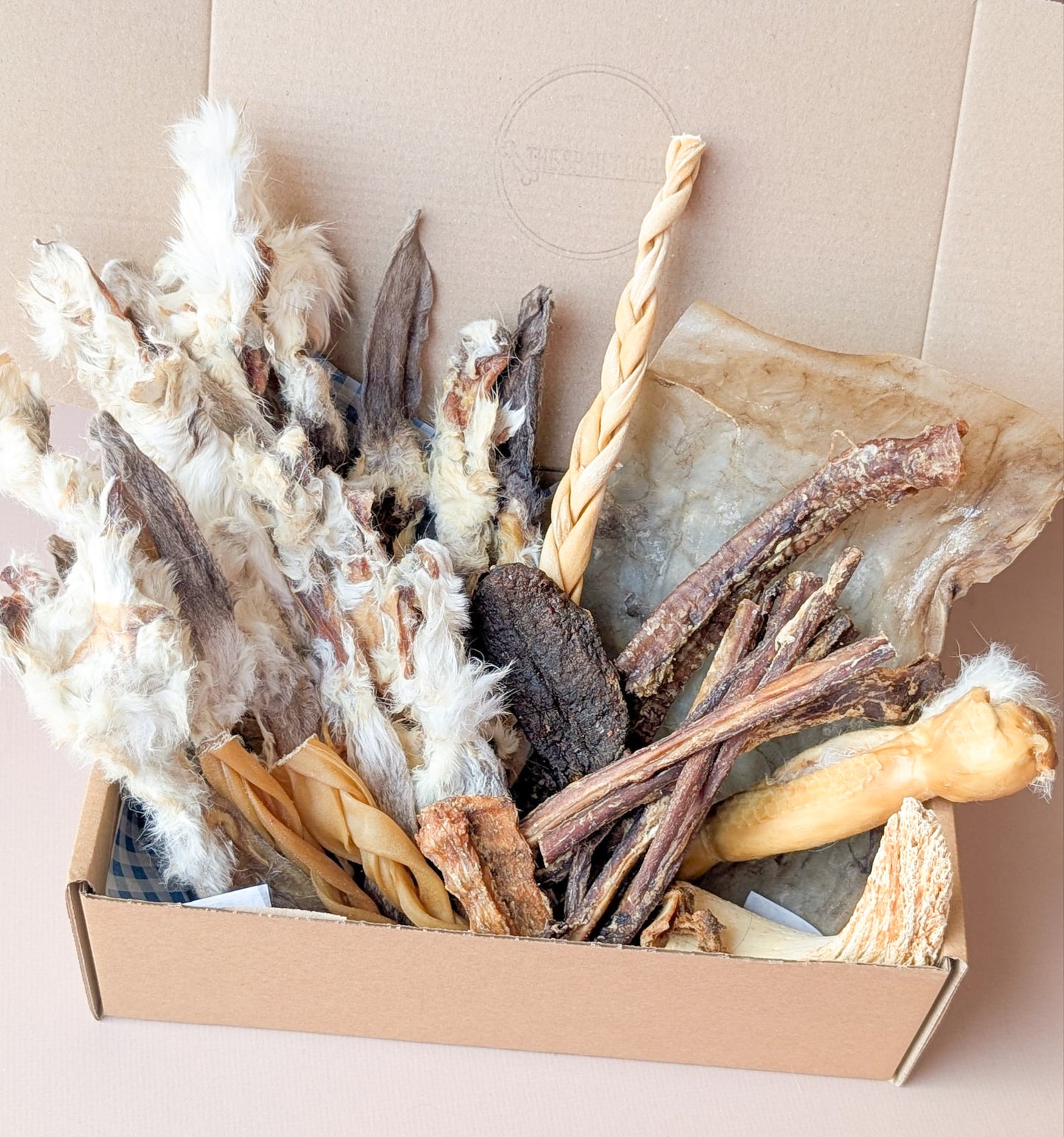 "Luna's Lamb & Loppy" Box | Lamb & Rabbit Natural Treat Box | Available in 2 sizes