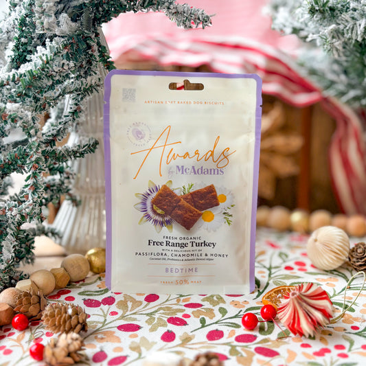 McAdams Awards | Bedtime | Free Range Turkey with Passiflora, Chamomile & Honey