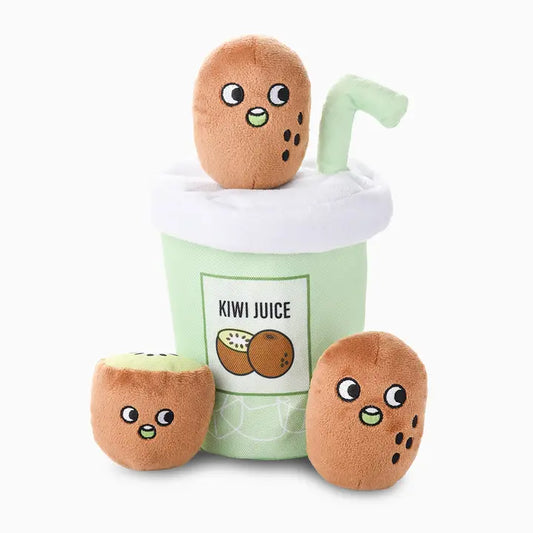 Hugsmart Pet Interactive Toy | Kiwi Juice Food Party