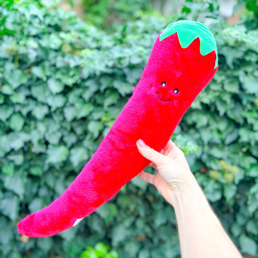ZippyPaws Jigglerz® | Red Chilli Plush Toy 🌶️