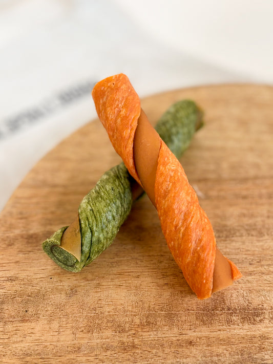 Chunky Puffed Veggie Twist Stick