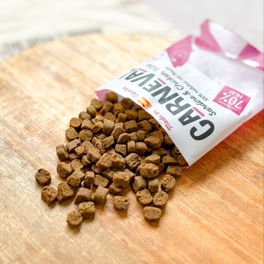 🐈‍⬛ Carneval Cat Sardine & Chicken Bites | Oral Care 🦷