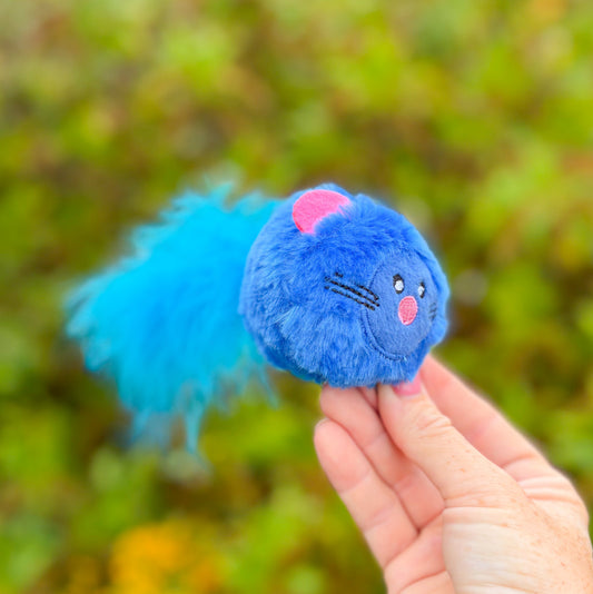 🐈‍⬛ ZippyClaws Refillablez Bushy Throw Cat Toy | Mouse 🐭