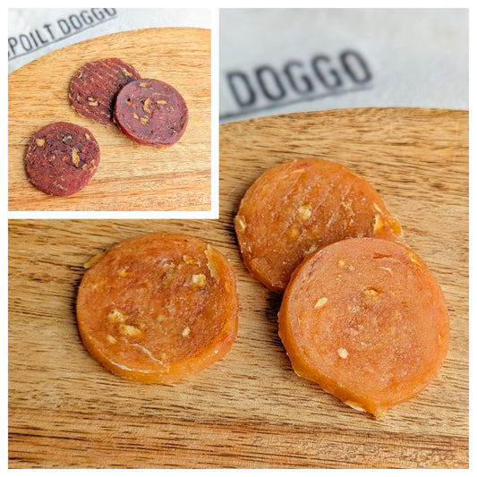 Meat & Apple Coins | Chicken or Duck