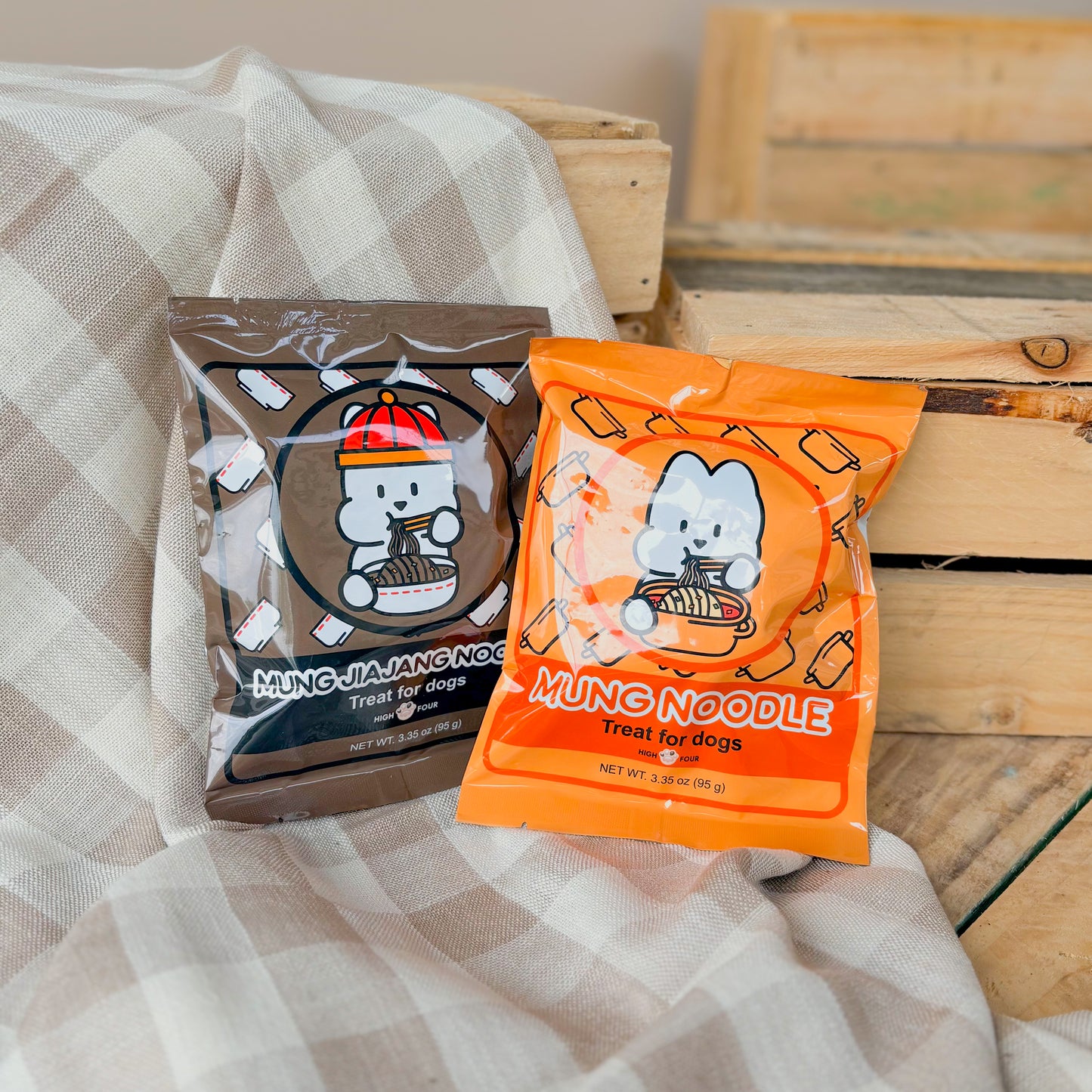 High Four | Mung Noodle Treats