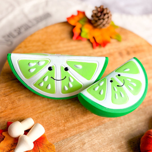Foodie Faces Latex Toy | Lime | 2 Sizes