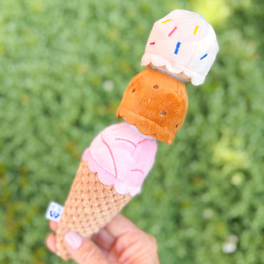 PAWTY Dog Toys | Birthday Ice Cream Interactive Dog Toy