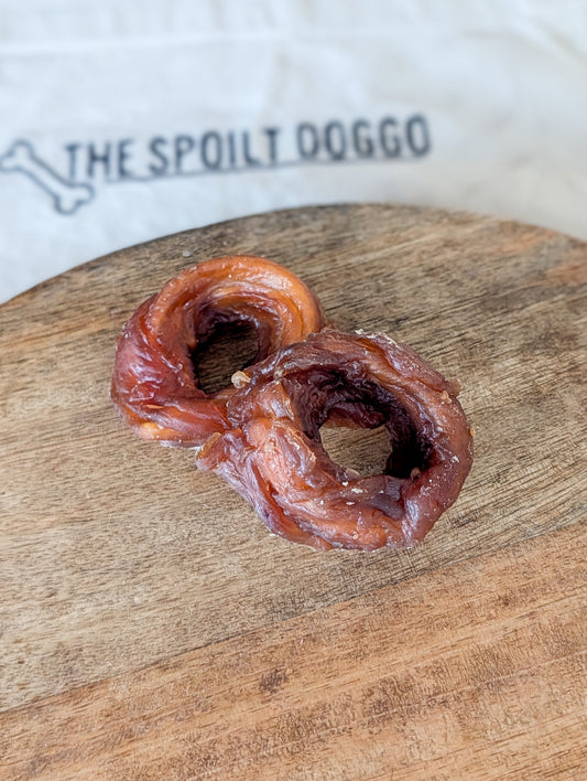 "One Ring to Chew Them All" Rabbit & Duck Wrapped Cod Ring