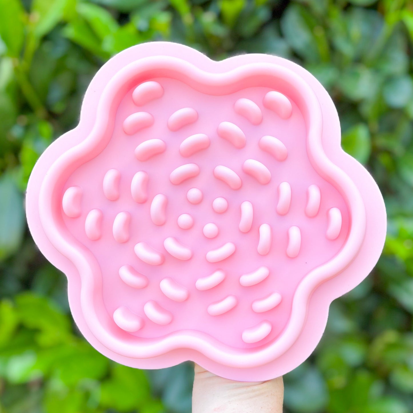 "Hexantha" Silicone Slow Feeder | Rose