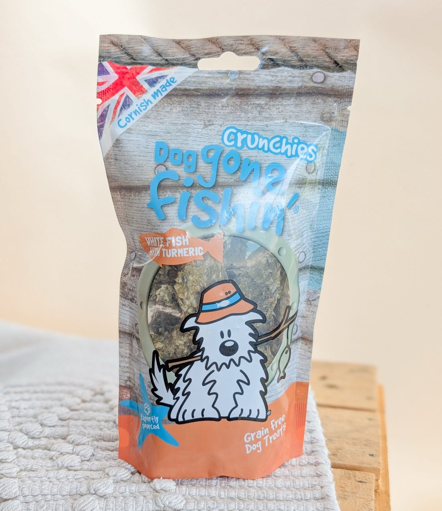 Dog Gone Fishin White Fish with Turmeric Crunchies