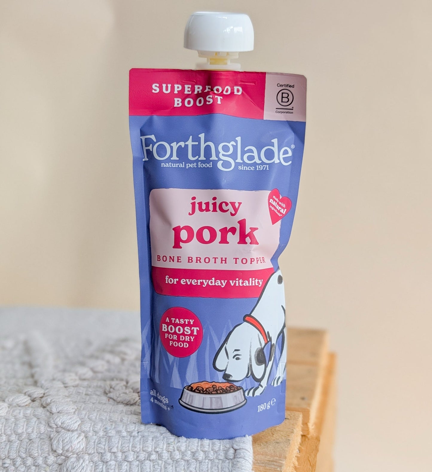 Forthglade Juicy Pork Bone Broth Topper