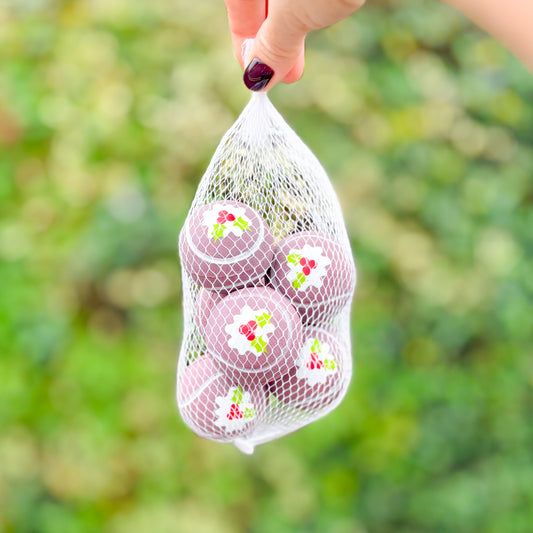 Christmas Rubber Bouncing Ball Toy | Pack of 6