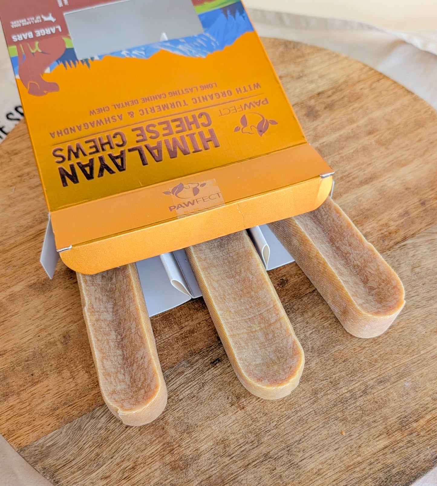 Pawfect Himalayan Yak Cheese Chews | Turmeric & Ashwagandha (3 pack) | 15% Off Tasty Tuesday (Alix's Choice)