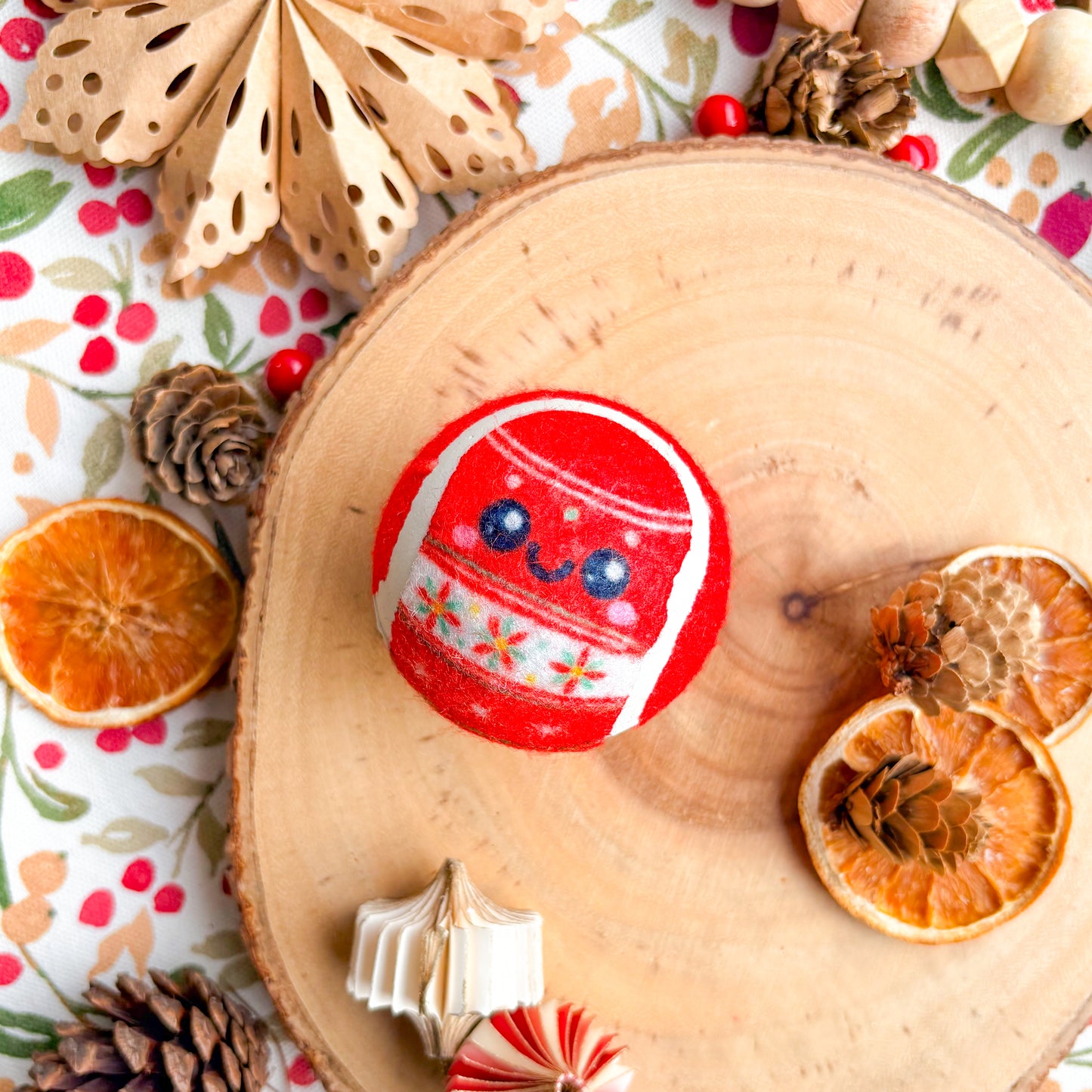 Christmas Tree Bauble | Tennis Ball Dog Toy