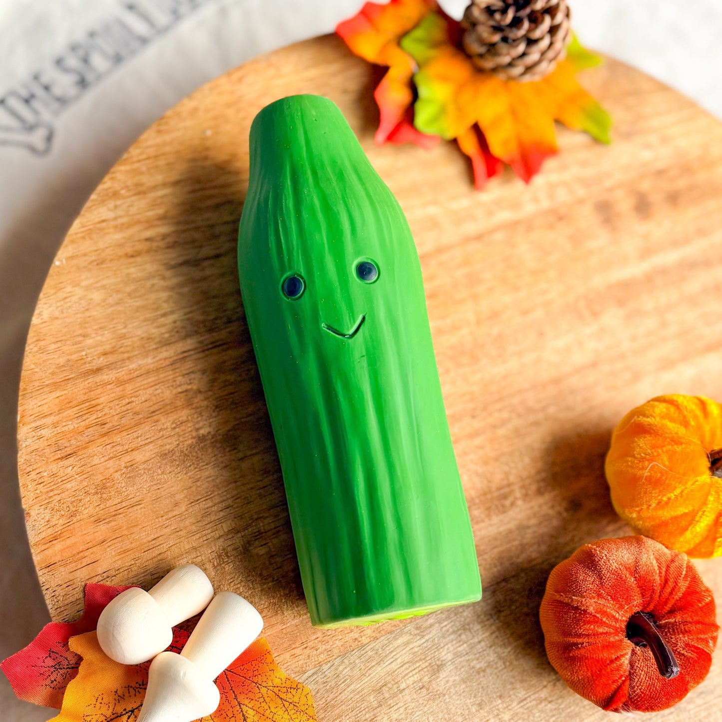Foodie Faces Latex Toy | Cucumber | 2 Sizes