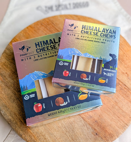 Pawfect Himalayan Yak Cheese Chews | 3 Variety Pack | 2 Sizes