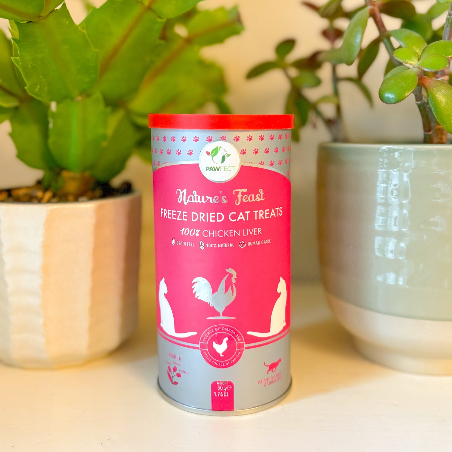 🐈 Pawfect Nature's Feast Freeze-Dried Cat Treats | 100% Chicken Liver 🐓