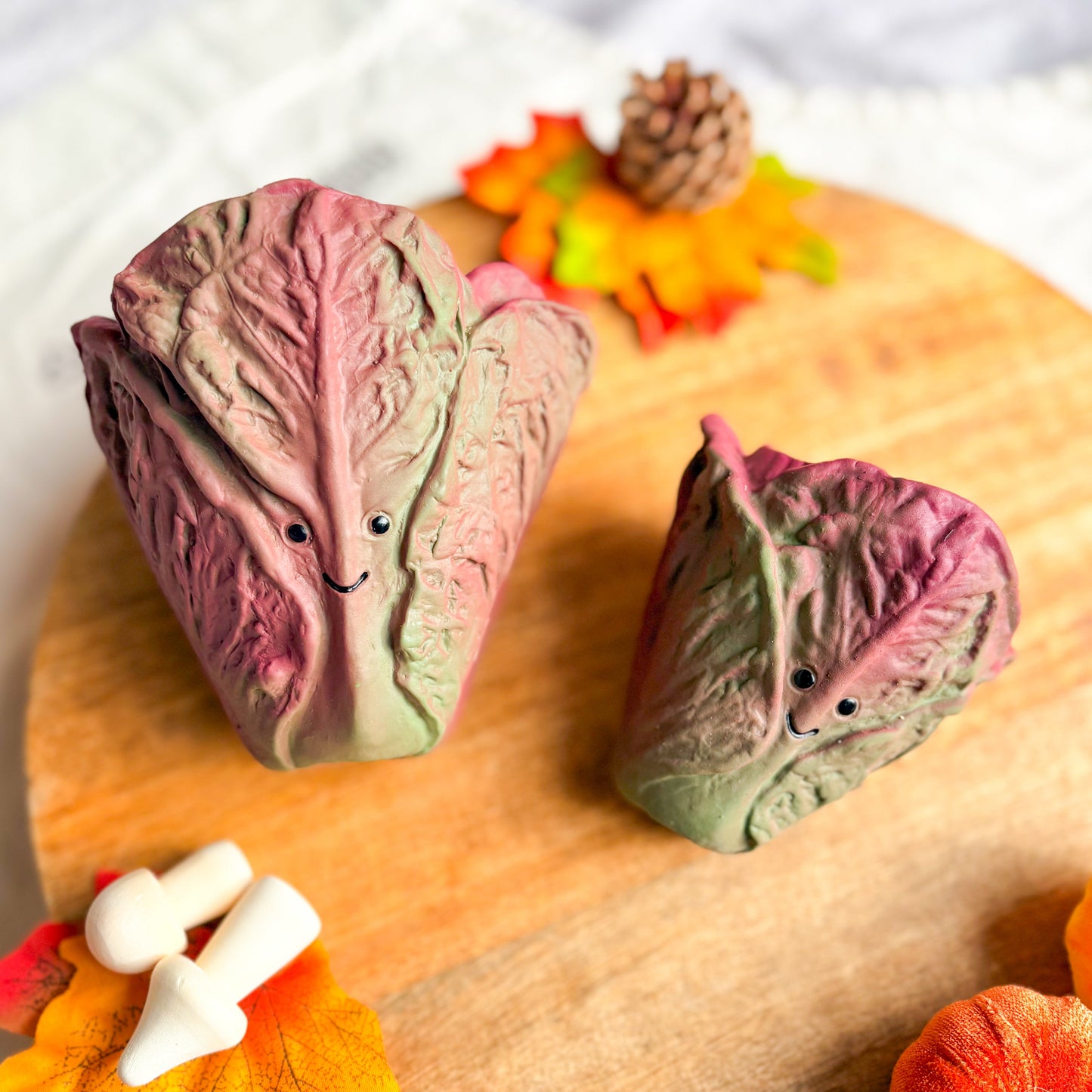 Foodie Faces Latex Toy | Lettuce | 2 Sizes